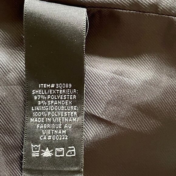 Attitude Open Front 3/4 Sleeve Lined Jacket Black Floral XL - Picture 6 of 6